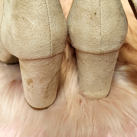 Brand New FASHION OPEN TOE FAUX SUEDE THIGH-HI BOOTS-7 *NOTE* - Picture 4 of 7